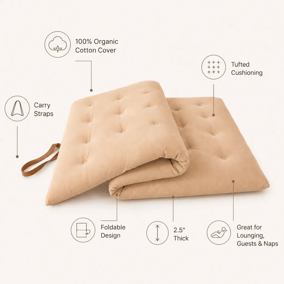 Soft materials. Simple construction.