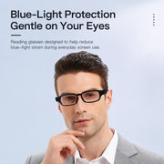 Adjustable Focus Glasses – Dual Dial Reading Glasses, Black