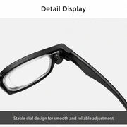 Adjustable Focus Glasses – Dual Dial Reading Glasses, Black