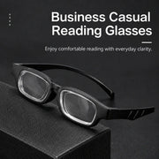 Adjustable Focus Glasses – Dual Dial Reading Glasses, Black