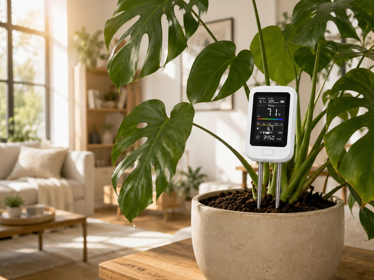 Plant showing visible signs of stress